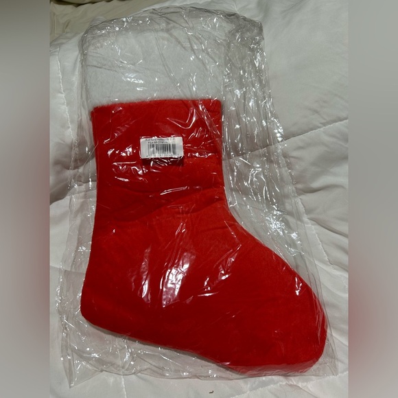 New full send red Christmas holiday stocking - Picture 3 of 3